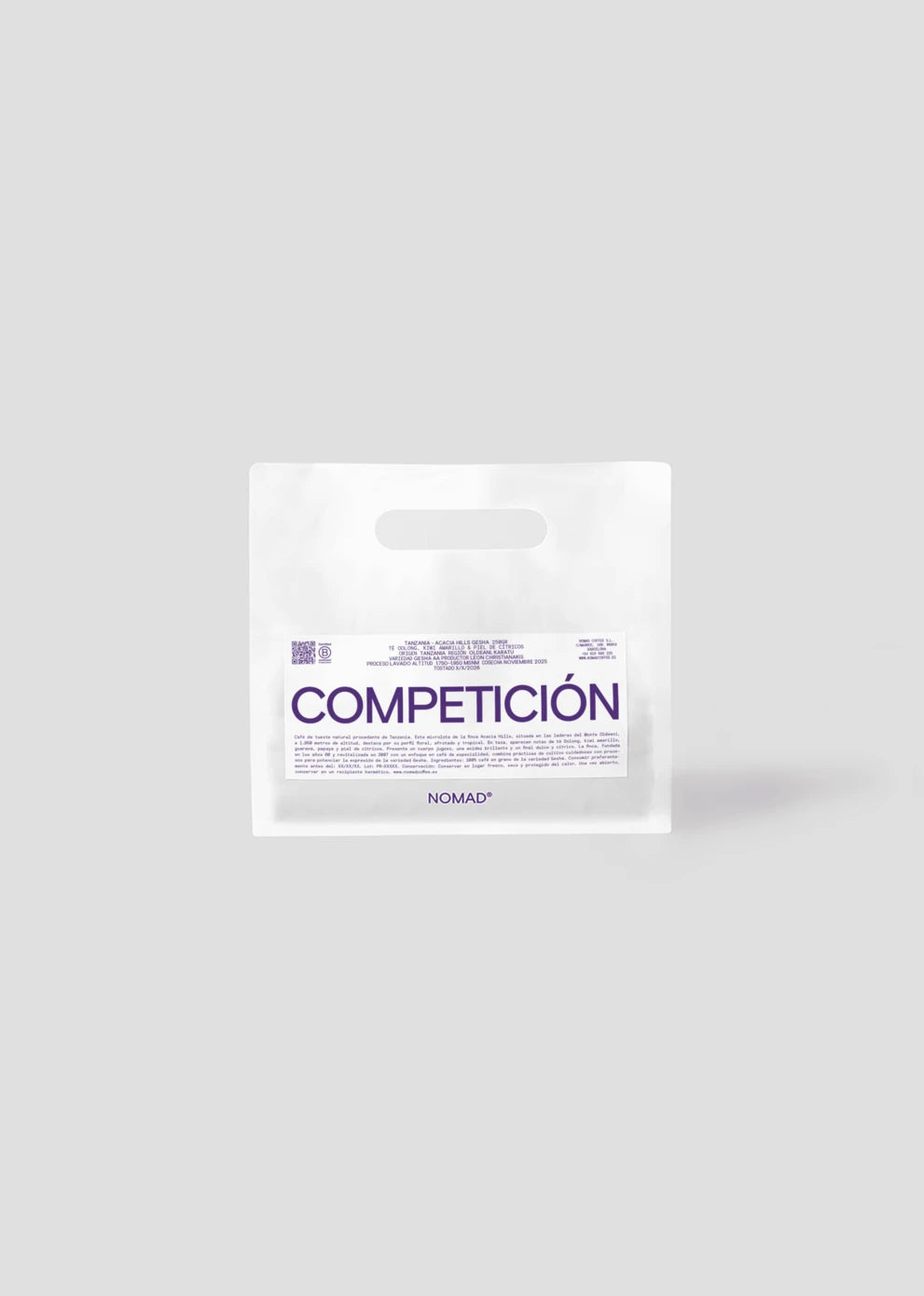 NOMAD – Competicion Acacia Hills Gesha 250g | Tanzania