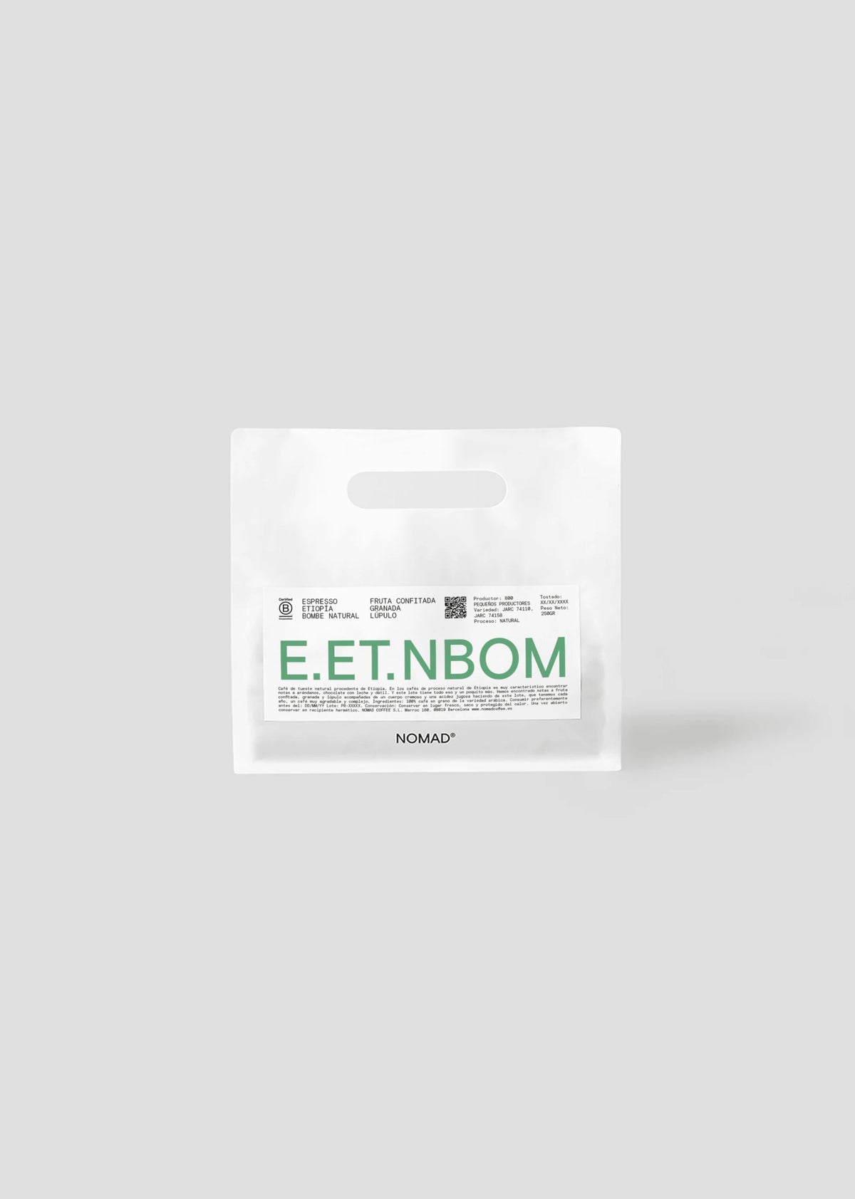 NOMAD – Bombe Natural 250g | Ethiopia