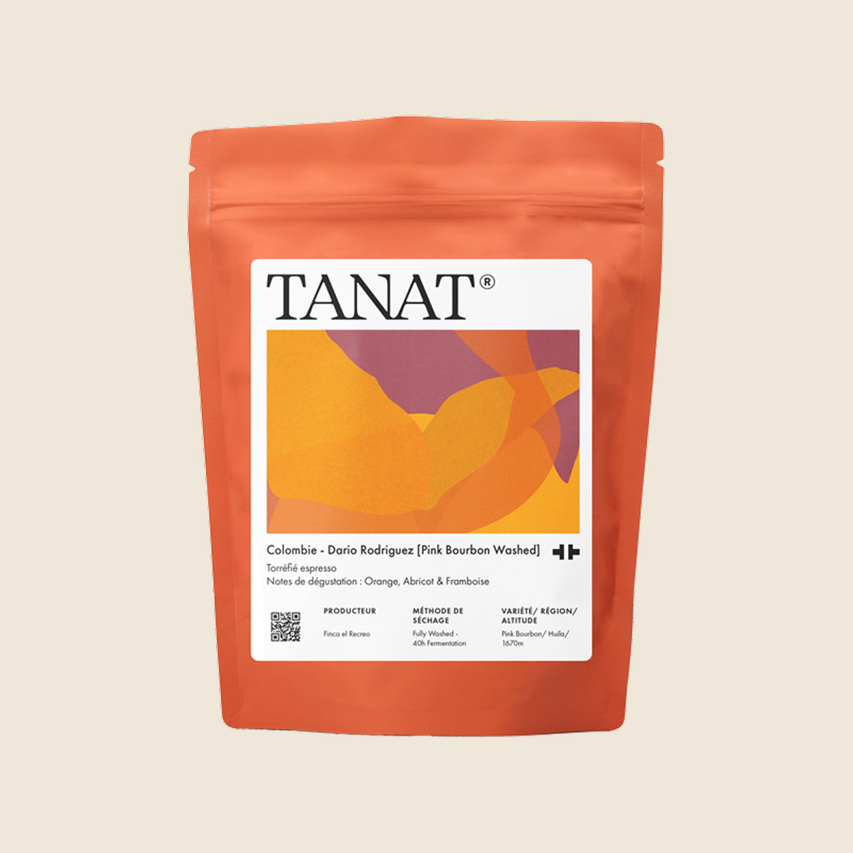 TANAT – Darío Rodríguez [Pink Bourbon Washed] 200g | Colombia